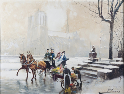 pintura ALFREDO PALMERO DE GREGORIO "MAESTRO PALMERO"