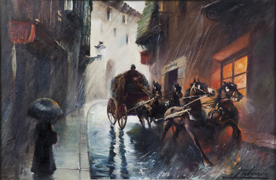 pintura ALFREDO PALMERO DE GREGORIO "MAESTRO PALMERO"