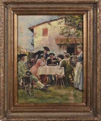 pintura COPIA DE RAFAELLO SORBI