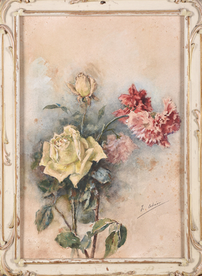 pintura JULIO CEBRIÁN Y MEZQUITA