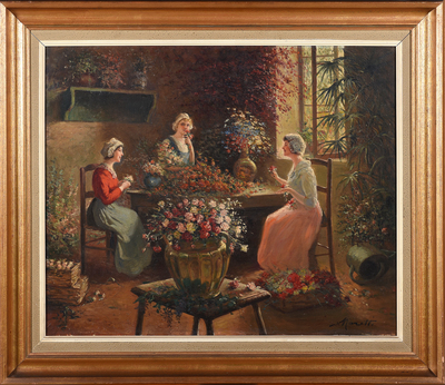 pintura ESCUELA ITALIANA