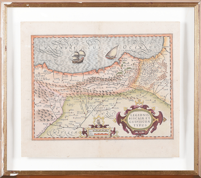 pintura GERARDUS MERCATOR y JODOCUS HONDIUS