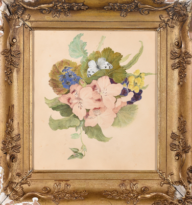 pintura SIGUIENDO MODELOS DE PIERRE JOSEPH REDOUTÉ