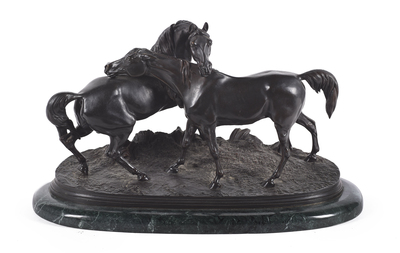 escultura SIGUIENDO MODELOS DE PIERRE JULES MENÉ