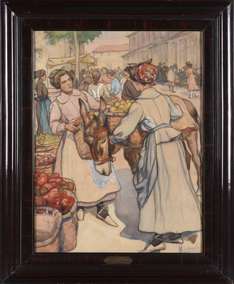 pintura FELICIAN VON MYRBACH-RHEINFELD