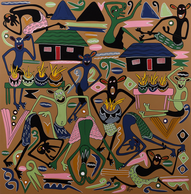 pintura GEORGE LILANGA DI NYAMA