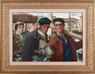 pintura JULIÁN IBÁÑEZ DE ALDECOA Y ARANO