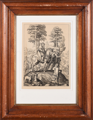 pintura SEGUIDOR DE LUCAS VAN LEYDEN