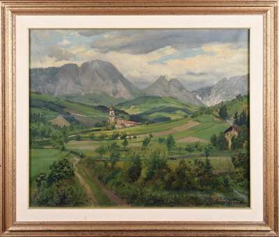 pintura CIRIACO PÁRRAGA MACORRA