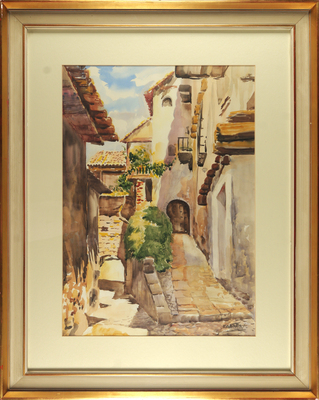 pintura ALFONSO CABAÑAS CABEZA