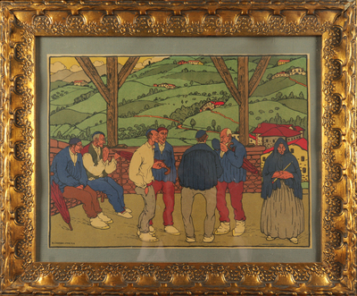 pintura ÁNGEL CABANAS OTEIZA