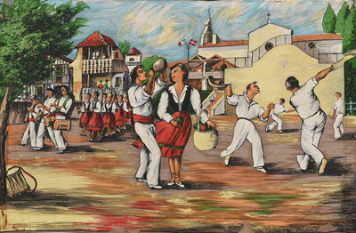 pintura ESCUELA VASCA
