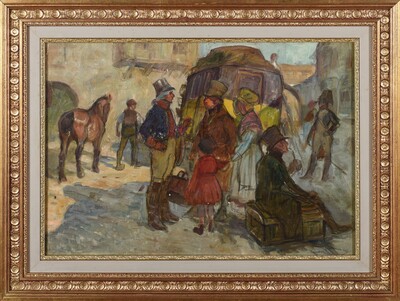 pintura ATRIBUIDO A FELICIAN VON MYRBACH-RHEINFELD