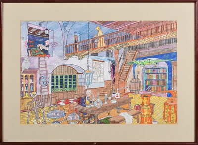 pintura JULIO CARO BAROJA
