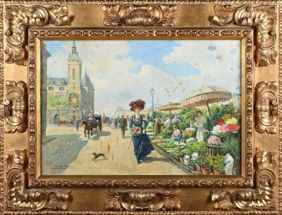 pintura JOAQUÍN PALLARÉS Y ALLUSTANTE